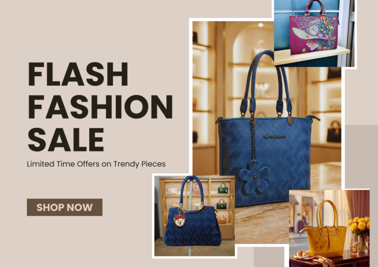 Brown and Beige Simple Fashion Sale A3